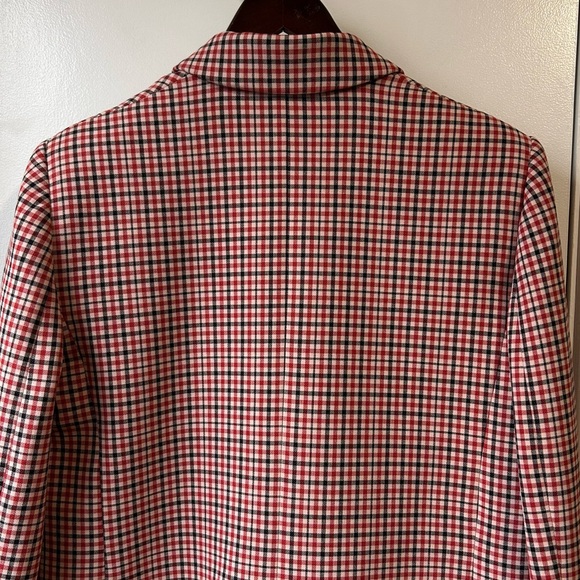 New Wilfred Red Check Double Breasted Blazer - Picture 11 of 14